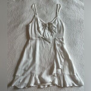 White mini dress